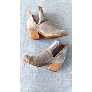 Joseph Campbell Orwell Suede Leather Gray Women Boots Sz 9.5